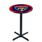 Holland Bar Stool Co 42" Blk Wrinkle Florida Panthers Pub Table L211B4228FlaPan - alternate 1